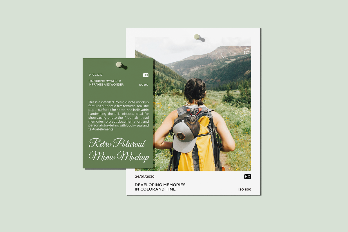 High Quality Polaroid Mockup, a Mockup by AgsA.Studio (Photo 4 of 4)