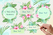 Pink flamingo set, an Illustration by artdreamer (Thumbnail 2 of 6)
