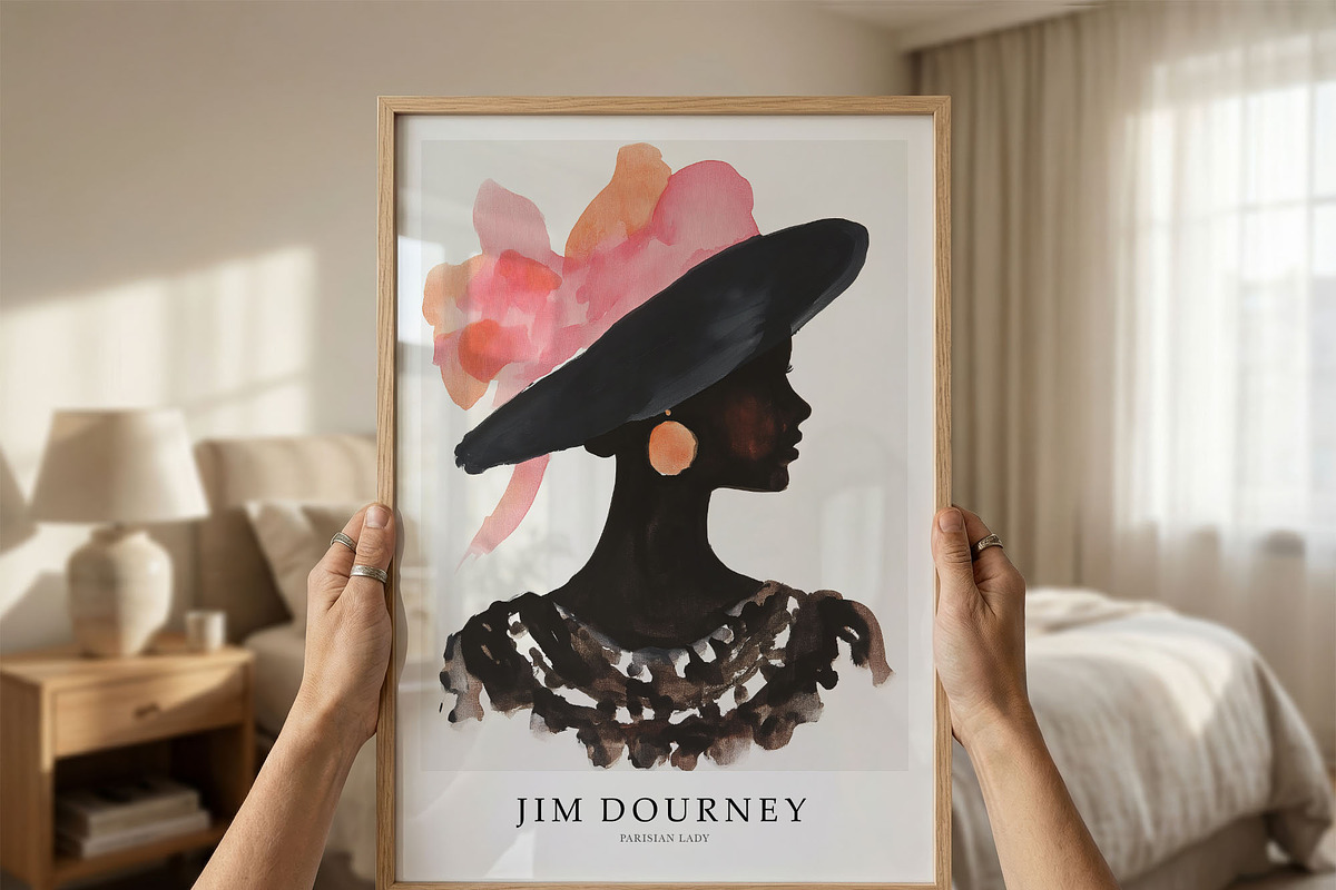 ISO Bedroom Poster Frame Mockup, a Mockup by DesignRocket (Photo 5 of 9)