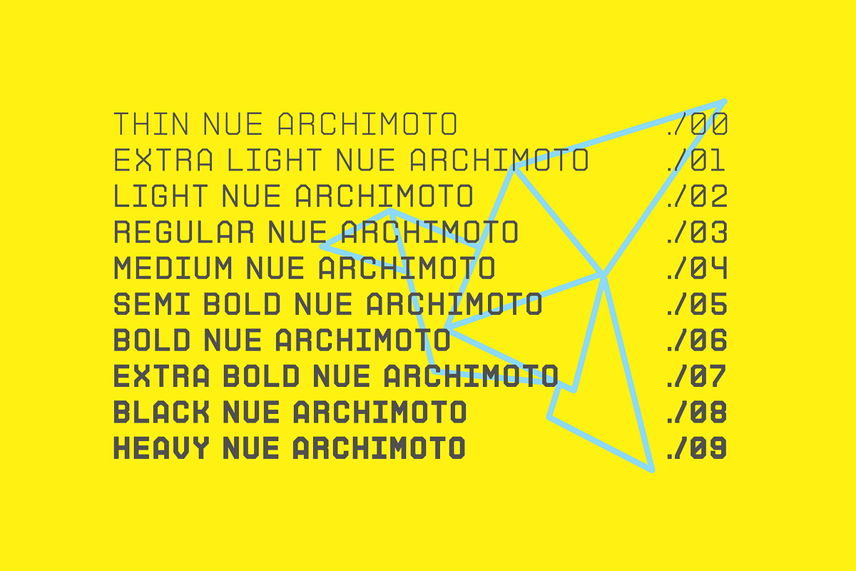 Nue Archimoto, a Sans Serif Font by OWL KING (Photo 4 of 7)