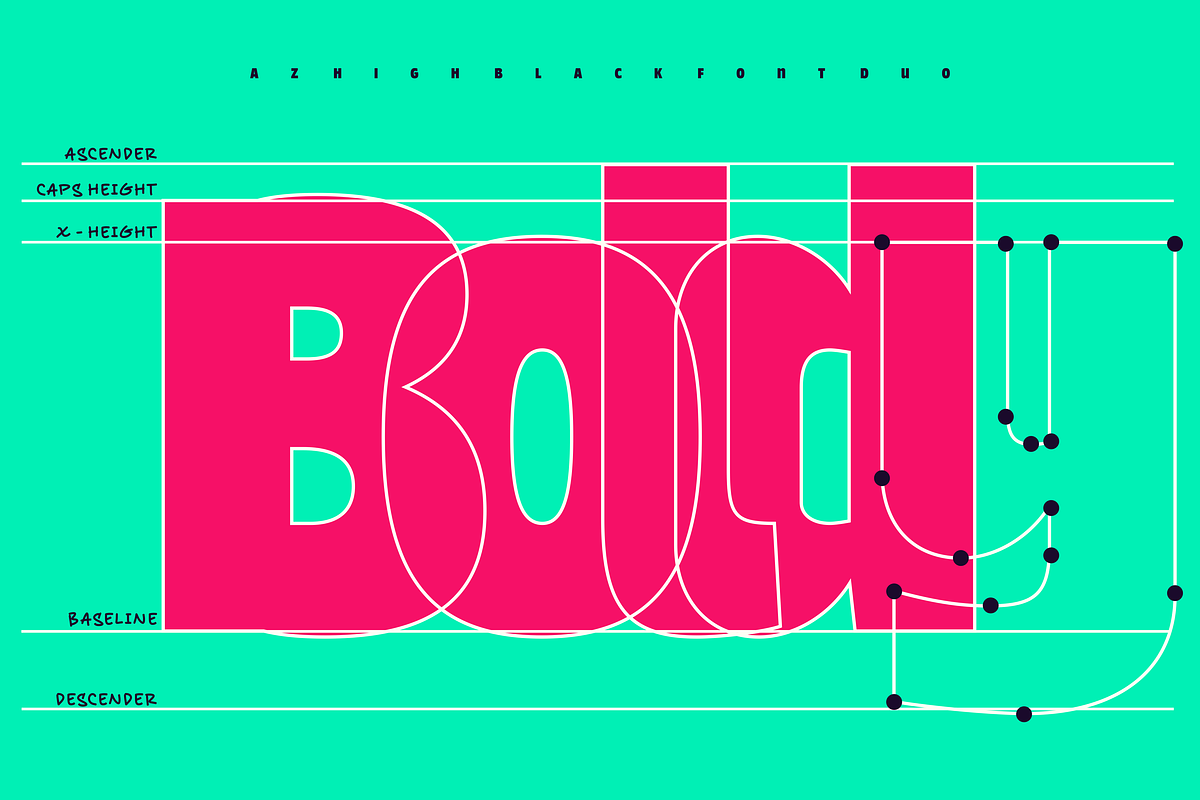 AZ High Black | A Pairing Font Duo, a Sans Serif Font by azetypestudios.com (Photo 7 of 17)