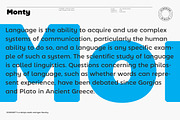 Monty, a Sans Serif Font by Jan-Christian Bruun (Thumbnail 1 of 13)