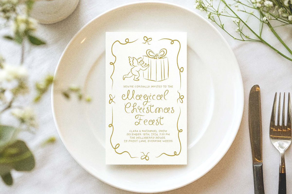 Hand Drawn Christmas SVG Bundle, a Seasonal Illustration by Ayya Studio (Photo 25 of 34)