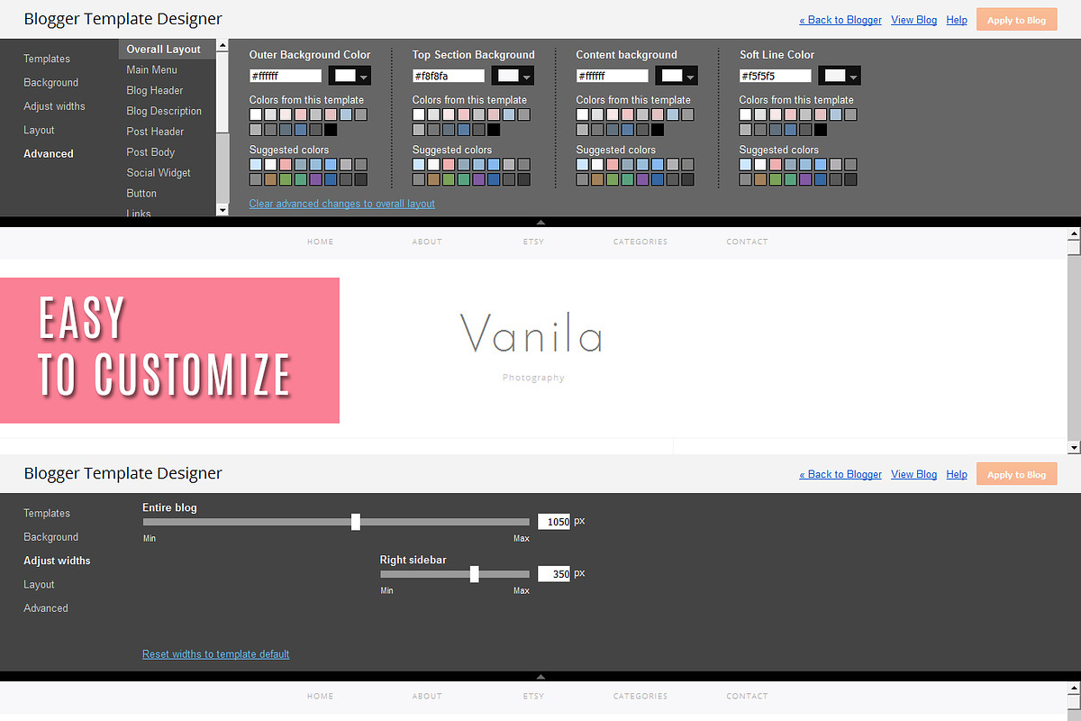 Responsive Blogger Template - Vanila, a Websites & App Template by Vefio Themes (Photo 2 of 3)