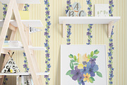 Watercolor Romantic Flower Patterns, a Pattern Graphic by Oksana Dovhopol Art (Thumbnail 15 of 15)