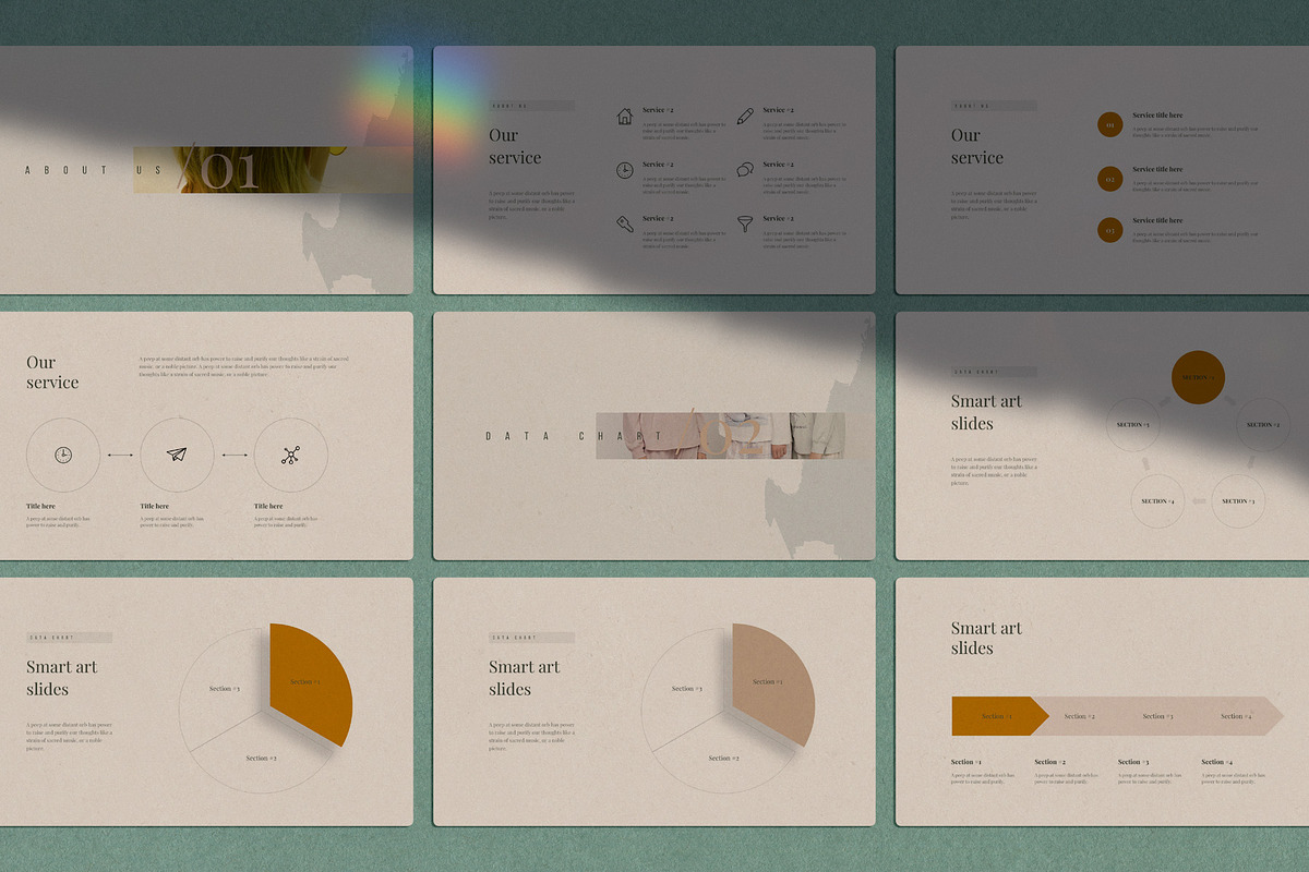 COLOR Google Slides Template, a Presentation Template by ShapeSlide (Photo 7 of 13)