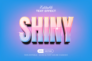 3D Text Effect Gradient Shiny Style, a Layer Style Add-On by Mockmenot