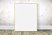 Rustic frame mockup 8x10 / 16x20, a Print Template by PinkJellyfish (Thumbnail 2 of 12)