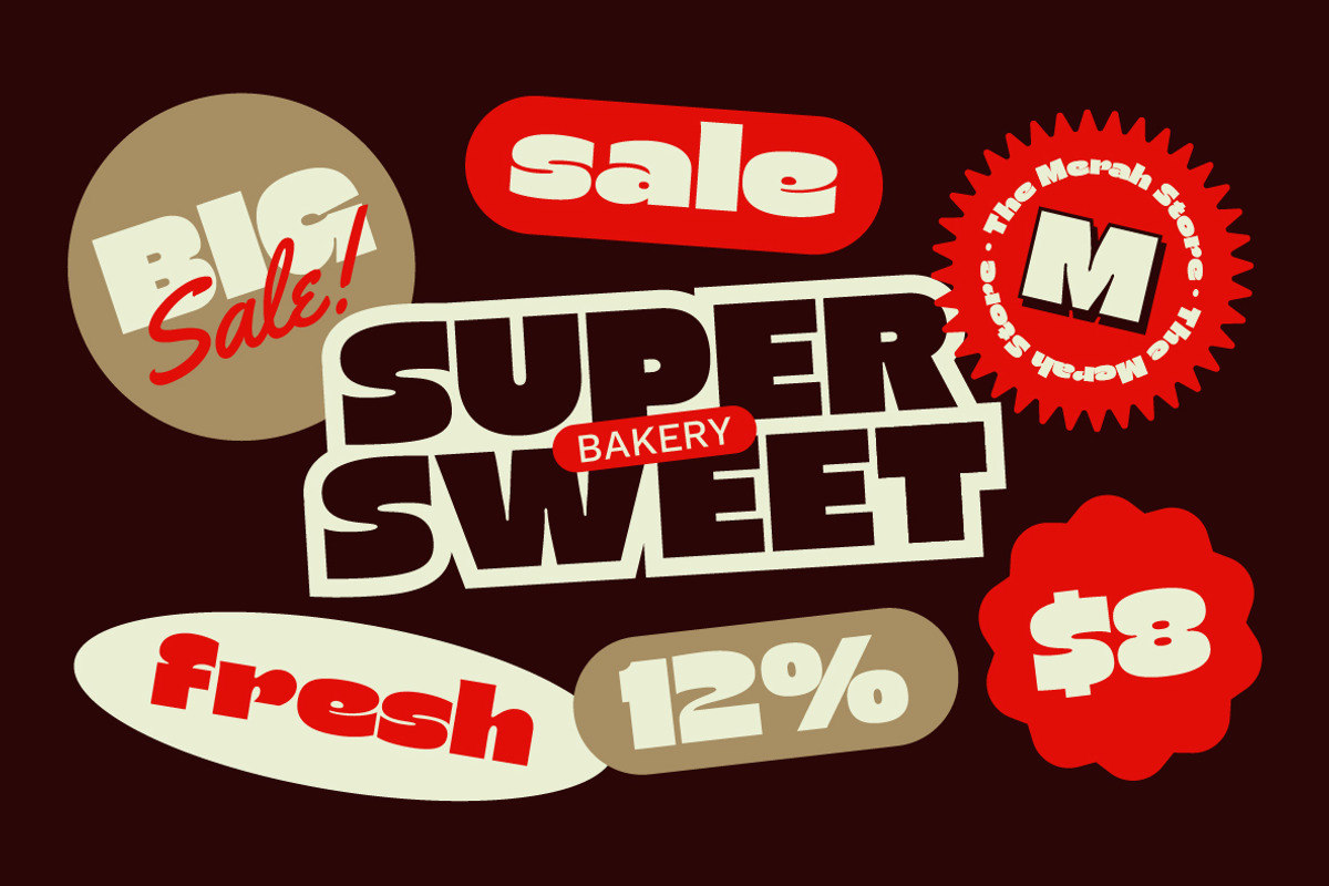 Ghotica- Bold Display Typeface, a Sans Serif Font by Comactype Foundry (Photo 7 of 13)