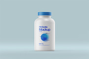 Pill Bottle and Box Packaging Mockup, a Packaging Mockup by Ram Studio LLC (Thumbnail 6 of 13)