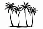 Tropical Palm Tree Bundle, an Illustration by Designs_River (Thumbnail 6 of 9)