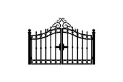 Ornate Wrought Iron Gate Vector Bund, an Illustration by Designs_River (Thumbnail 32 of 47)
