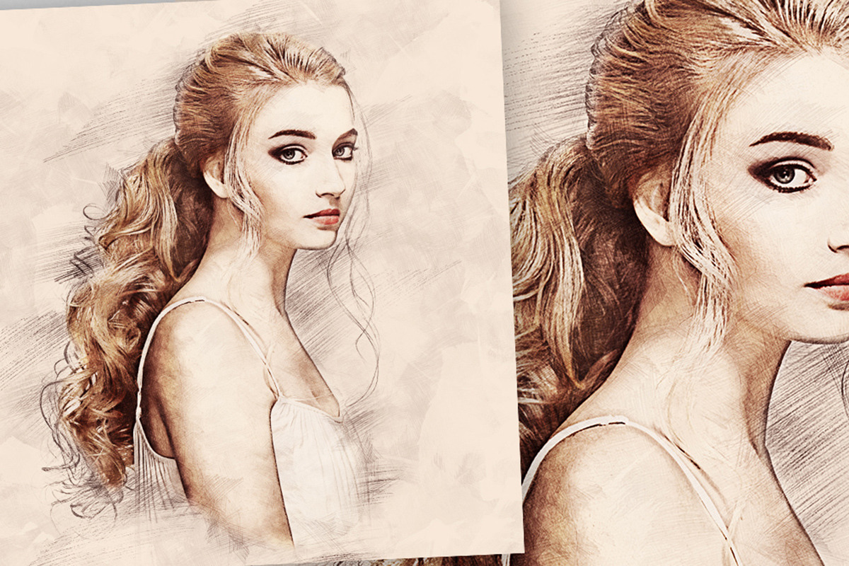 Hand Drawn Photoshop Action, an Action Add-On by GorynArt (Photo 8 of 20)