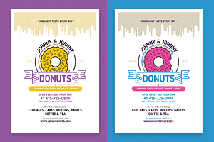 Donuts Poster Template