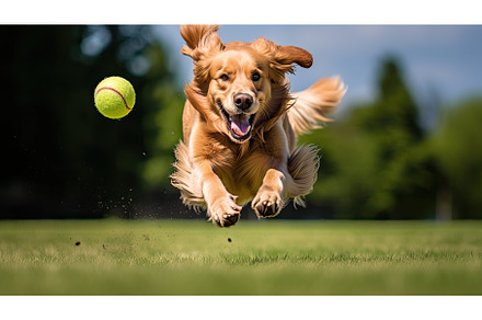 toy dog fetch ai generated, an Animal Photo by pikepicture