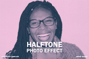 Halftone Photo Effect, a Layer Style Add-On by alexdndz (Thumbnail 1 of 3)