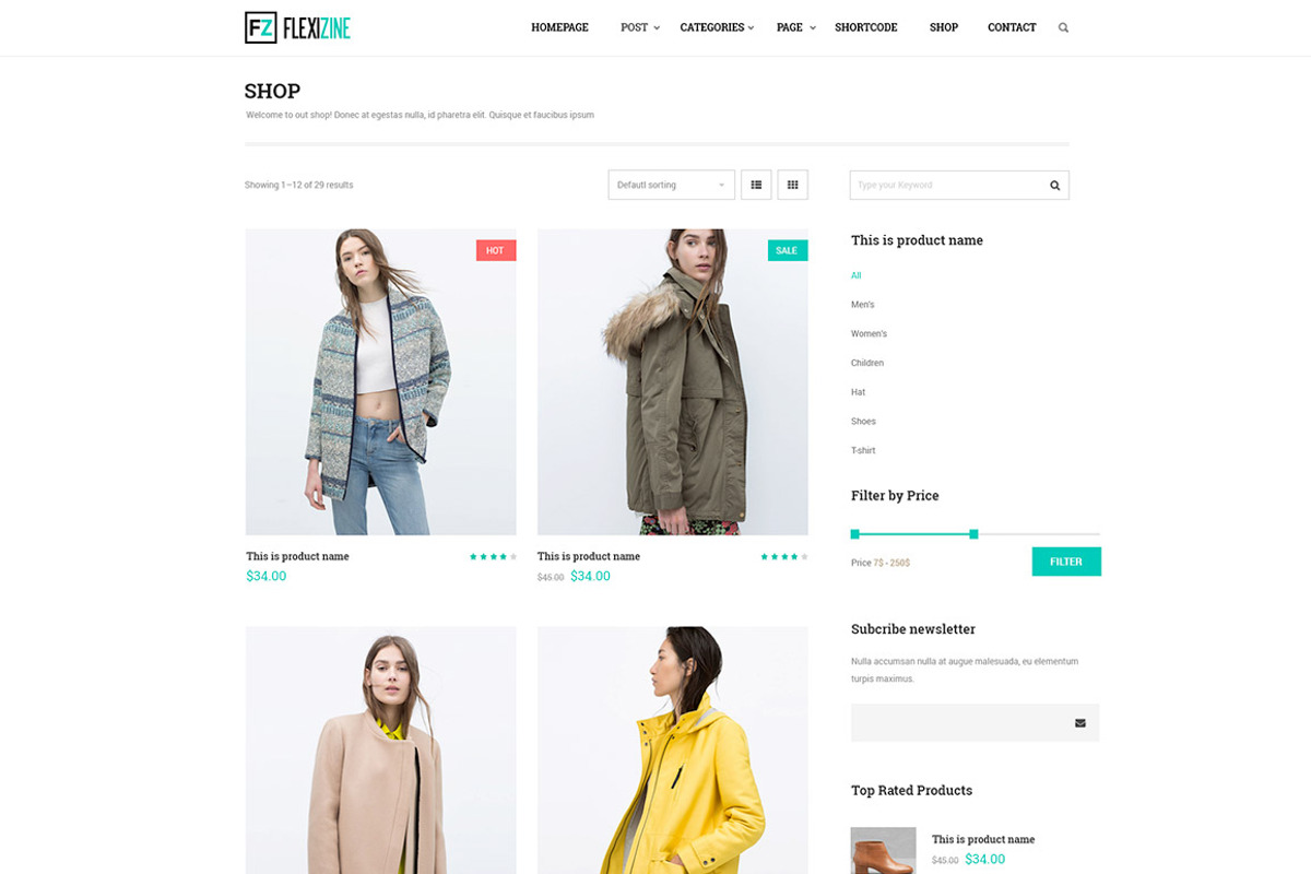 Flexi - PSD for Blog, Personal, News, a Websites & App Template by Digipieces (Photo 8 of 11)