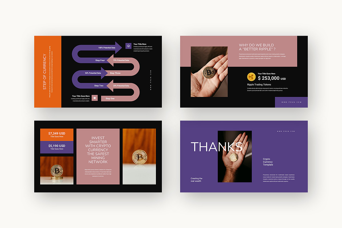 Prun : Crypto Business Google Slides, a Presentation Template by Punkl Camp (Photo 16 of 16)