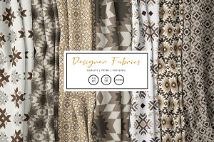 Earthy Aztec Vector Pattern Set