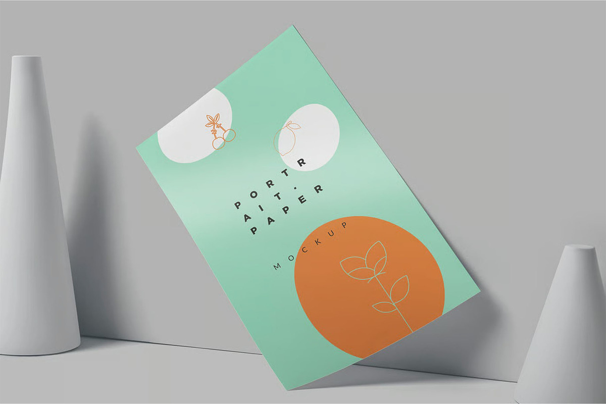 US Half Letter Size Paper Mockups, an Advertising Mockup by megostudi0 (Photo 2 of 7)