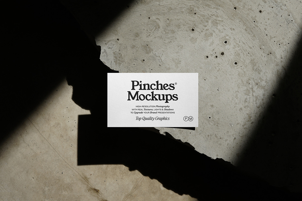 PM_BC/Ø5 - Business Card Mockup, a Print Template by PinchesMockups© (Photo 5 of 6)