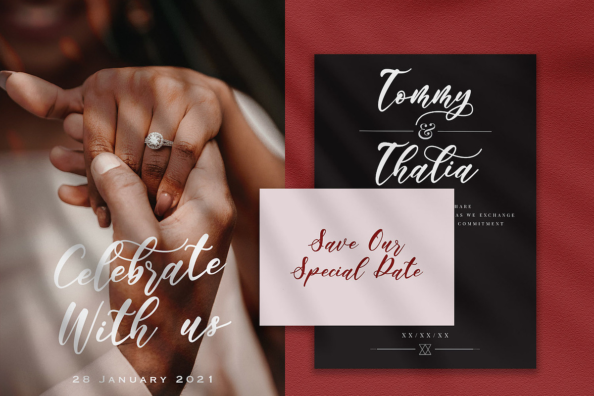 Angelina Rahmy - Modern Script Font, a Script Font by StringLabs (Photo 4 of 12)