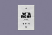Folded Poster Mockup, an Advertising Mockup by Design Squad (Thumbnail 4 of 5)