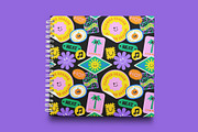 Retro Cartoon Label Pack, a Decorative Illustration by Dedraw Studio (Thumbnail 5 of 10)