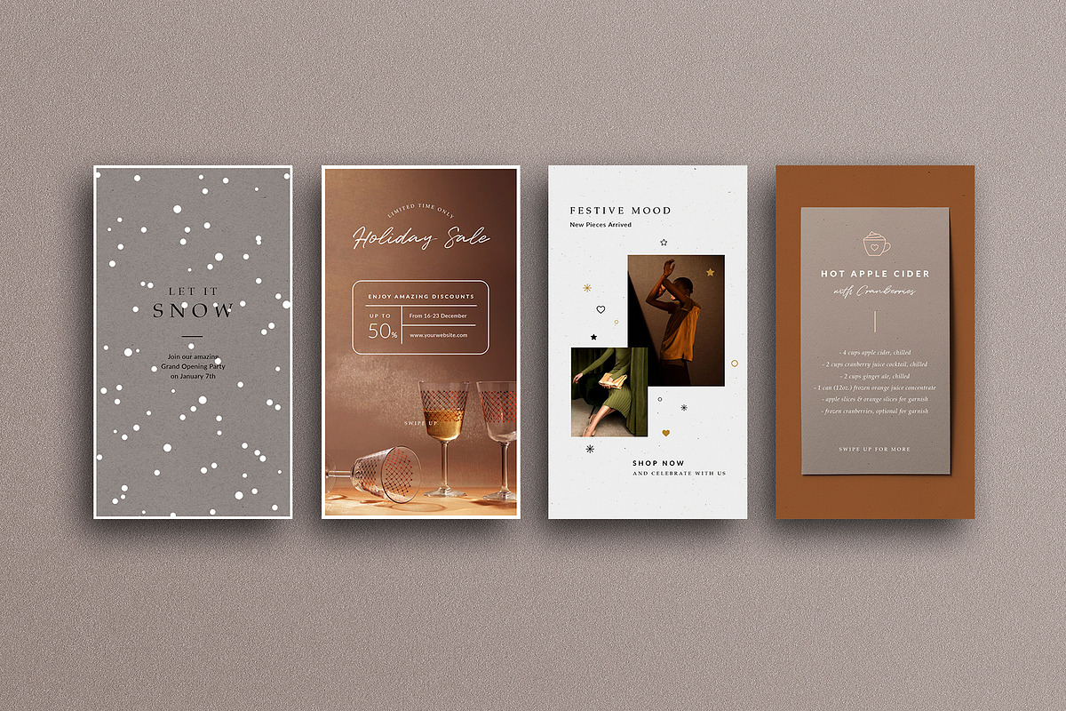 ANIMATED Holiday Instagram Stories, a Social Media Template by Ruby&Heart Studio (Photo 6 of 9)