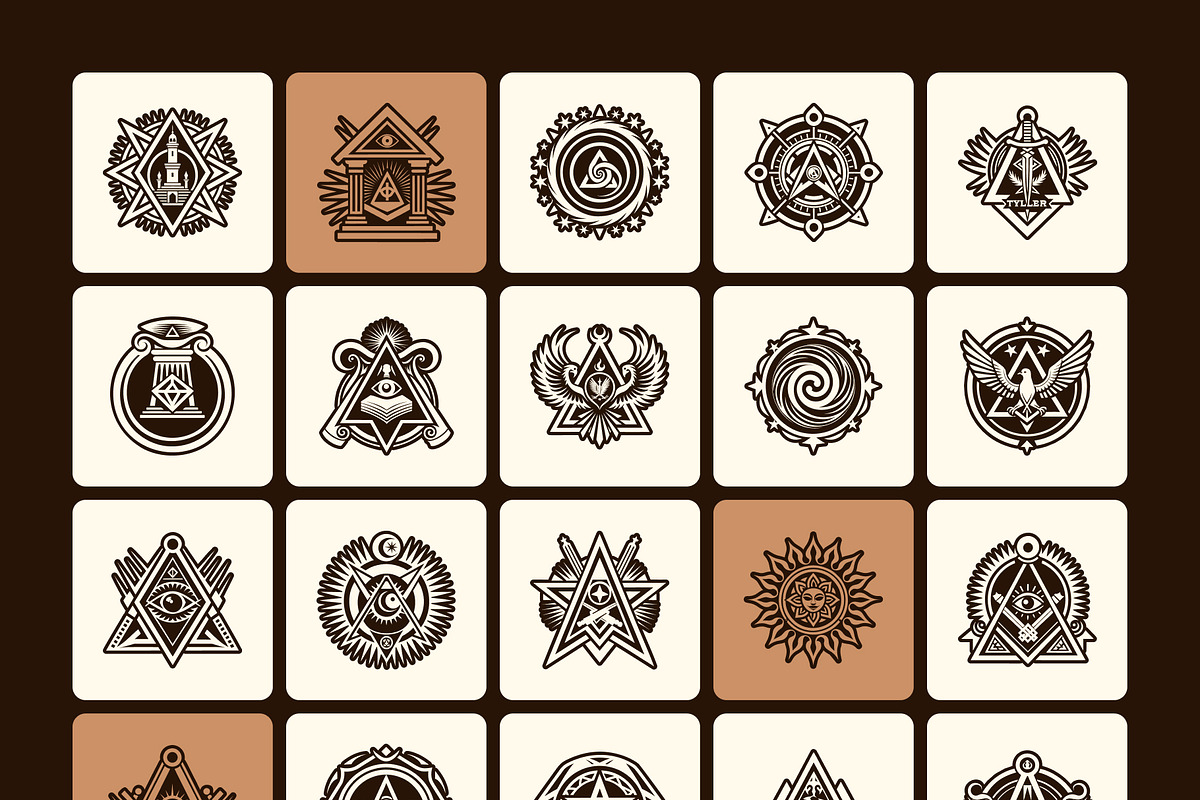 795 Sacred Symbols, a Solid Icon by Creative Stall (Photo 19 of 21)