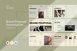 Brand Proposal Presentation Template, a Presentation Template by Dream-Lab