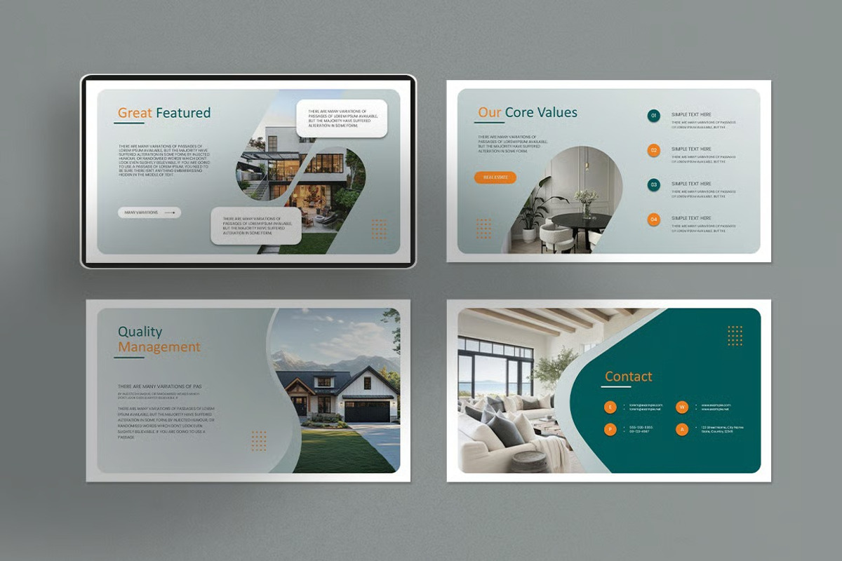Real Estate Presentation Template, a Presentation Template by Fit-tee (Photo 6 of 7)