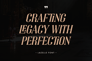 Lazelle Serif with Bold Elegance, a Serif Font by Annivers Type (Thumbnail 6 of 10)