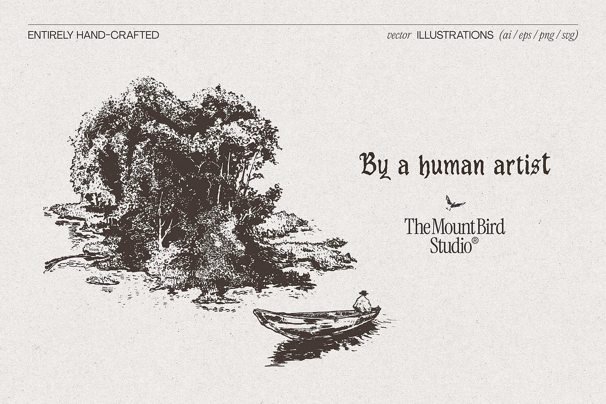 Lakeside Nature Illustrations, an Empty State Illustration by TheMountBirdStudio (Photo 3 of 17)