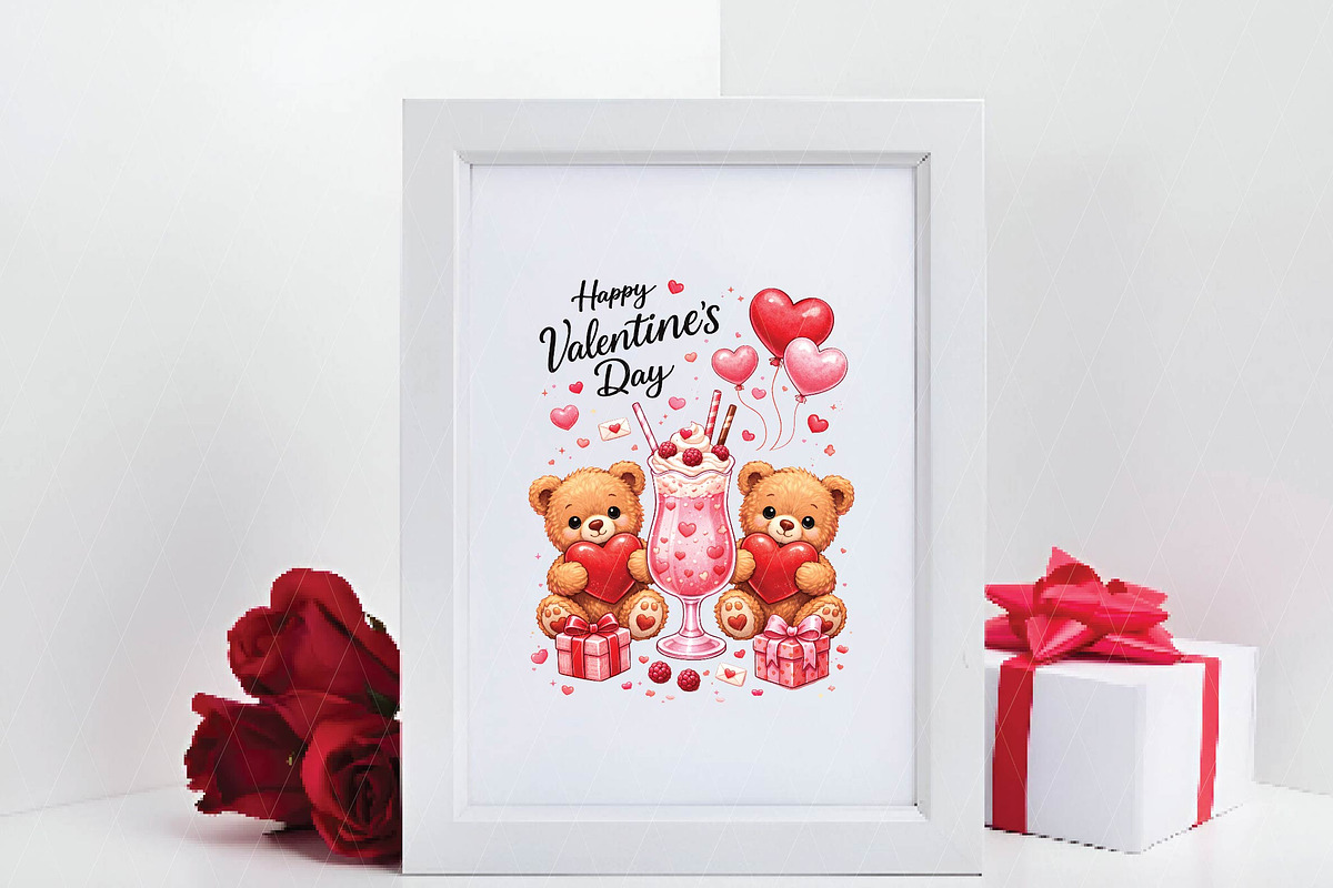 Valentines Day PNG, Happy Valentine', an Illustration by DreamPrint404 (Photo 5 of 6)