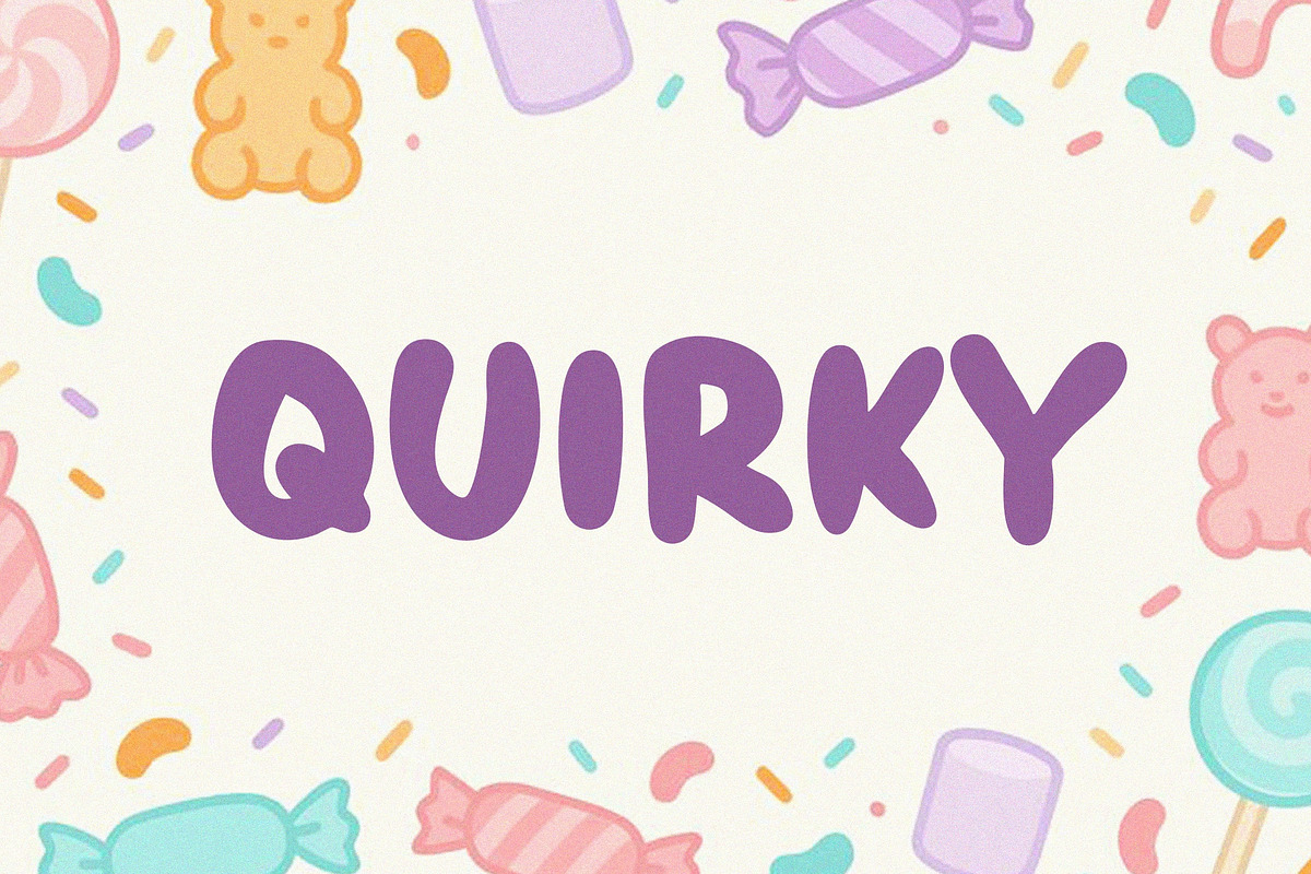 QUIRKY - Playful Handwriting Font, a Handwritten Font by NTC Graphic (Photo 1 of 7)