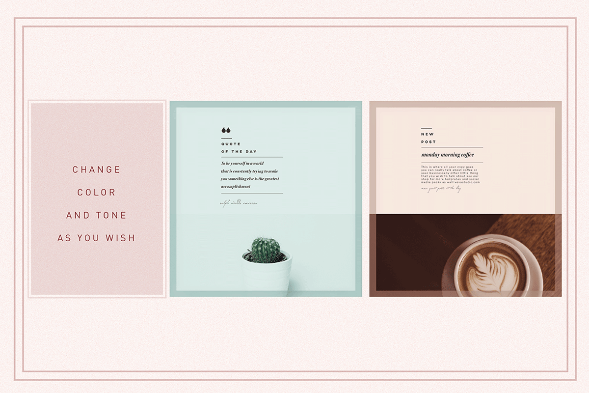 PASTRY & COFFEE Socialmedia Template, a Social Media Template by Vova (Photo 9 of 10)