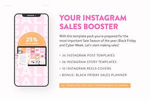 Instagram Sales Power Template Kit