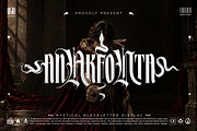 Anakfonta Typeface, a Blackletter Font by alit design (Thumbnail 1 of 20)