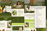Nutritionist Squarespace Template, a Squarespace Template by Glo Design Studio (Thumbnail 2 of 9)