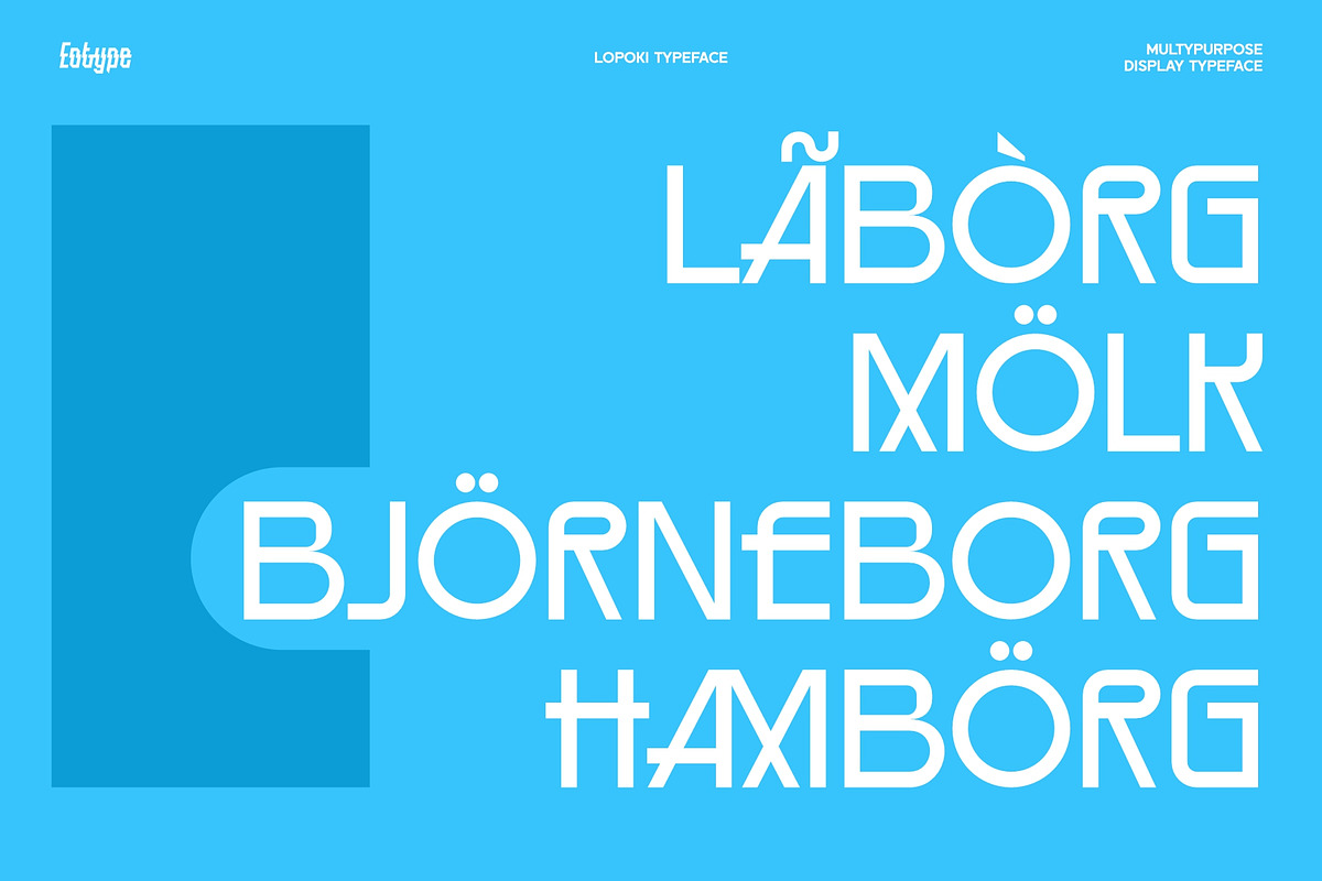 Lopoki, a Sans Serif Font by Eotype Studio (Photo 7 of 12)