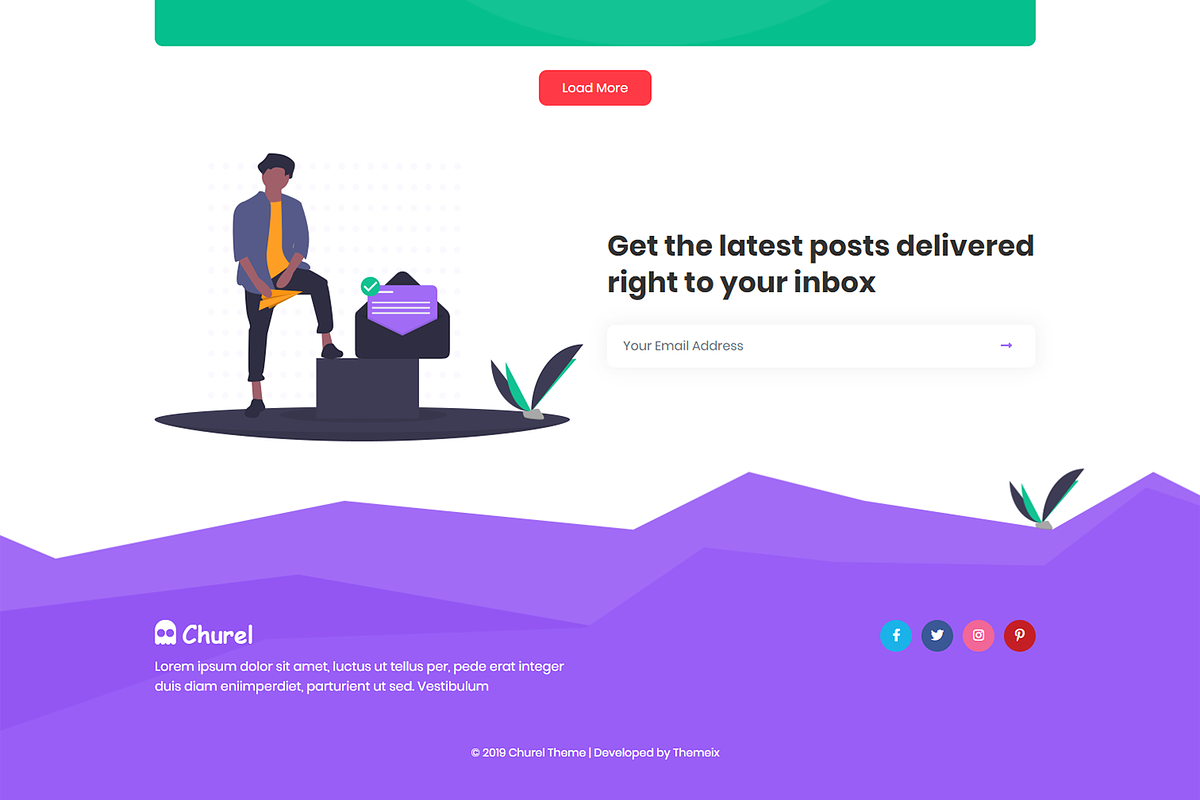 Churel - Responsive HTML Template, a Bootstrap Template by Themeix (Photo 3 of 4)