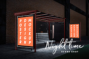 Poster Design Mockup (Bus Stop), a Print Template by illustrated (Thumbnail 3 of 14)