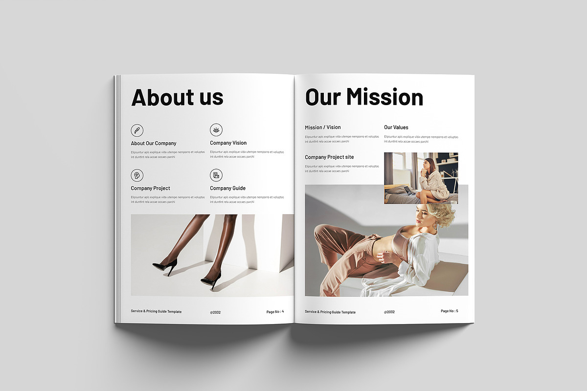 Services & Pricing Guide Template, a Magazine Template by GoldenGrid Studio (Photo 4 of 15)