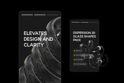 Dispersion 3D Glass Shapes Pack, an Object Graphic by Illustrava (Thumbnail 4 of 7)