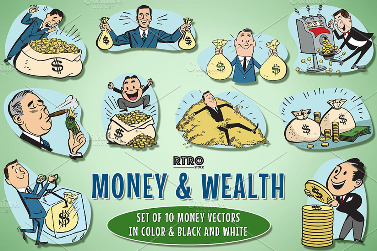RTRO Money & Wealth 2, a Work Illustration by RTRO Stock (Photo 1 of 5)