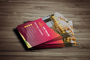 Travel Agency Business Card, a Business Card Template by DesignsLab (Thumbnail 2 of 5)