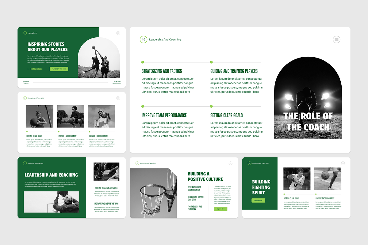 Basketball Sport Keynote, a Presentation Template by YossyOneStd (Photo 2 of 6)