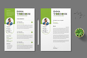 Resume Template Design Layout, a Resume Template by MightyDesign (Thumbnail 1 of 8)