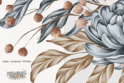 Watercolor Winter Florals Collection, a Decorative Illustration by BarvArt (Thumbnail 13 of 14)